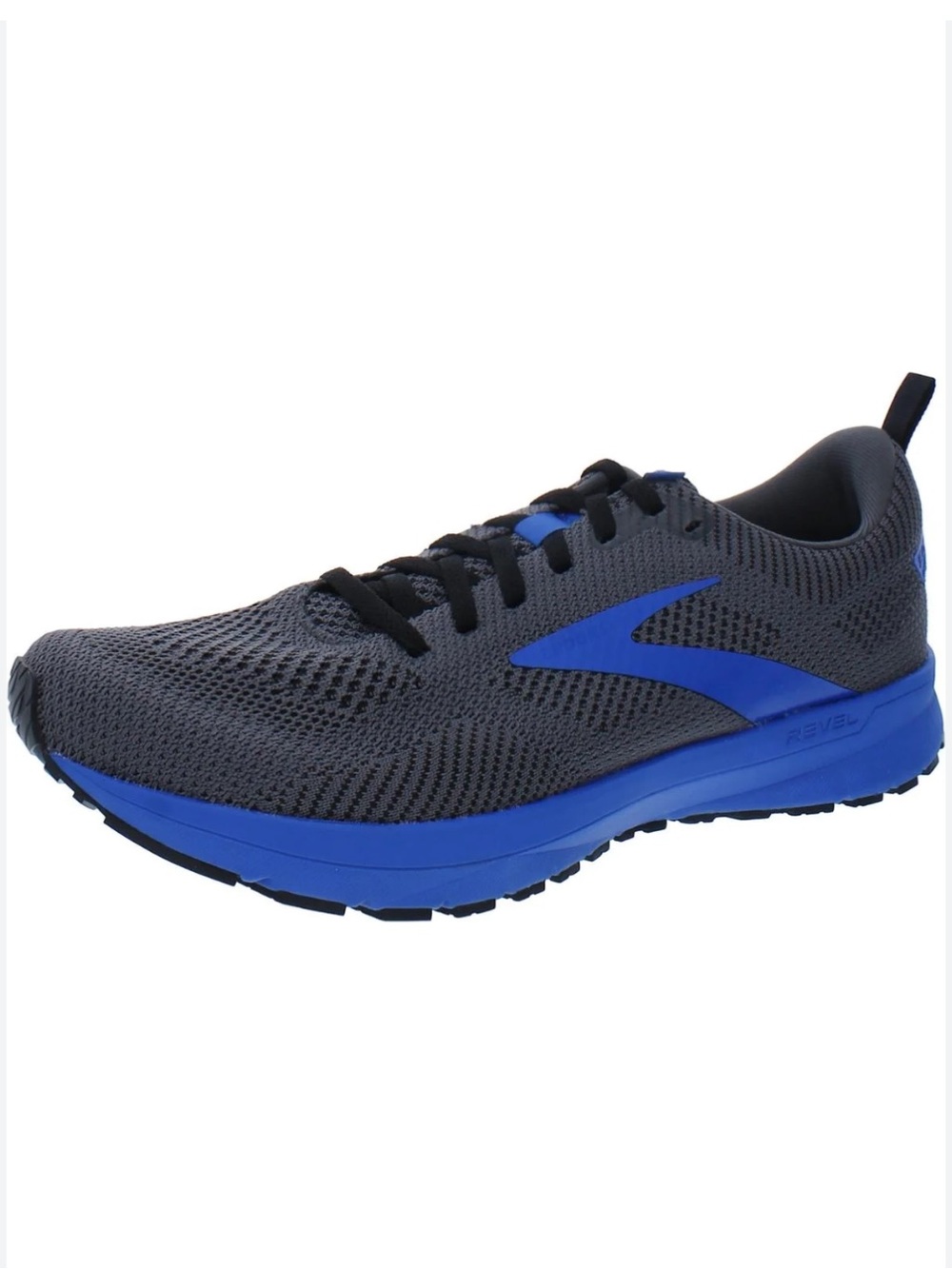 Men's Brooks revel 5 workout Performance Running Shoe - Gray/Blue